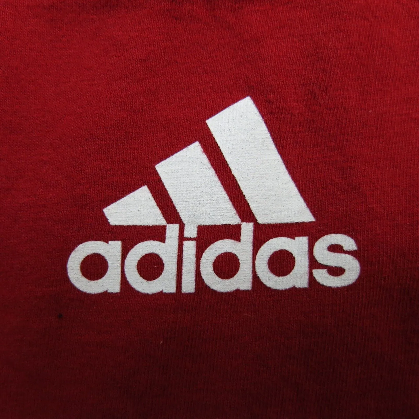 Adidas Amplifier Tee Mens Crew Neck T Shirt Short Sleeves 100% Cotton Red SZ XL