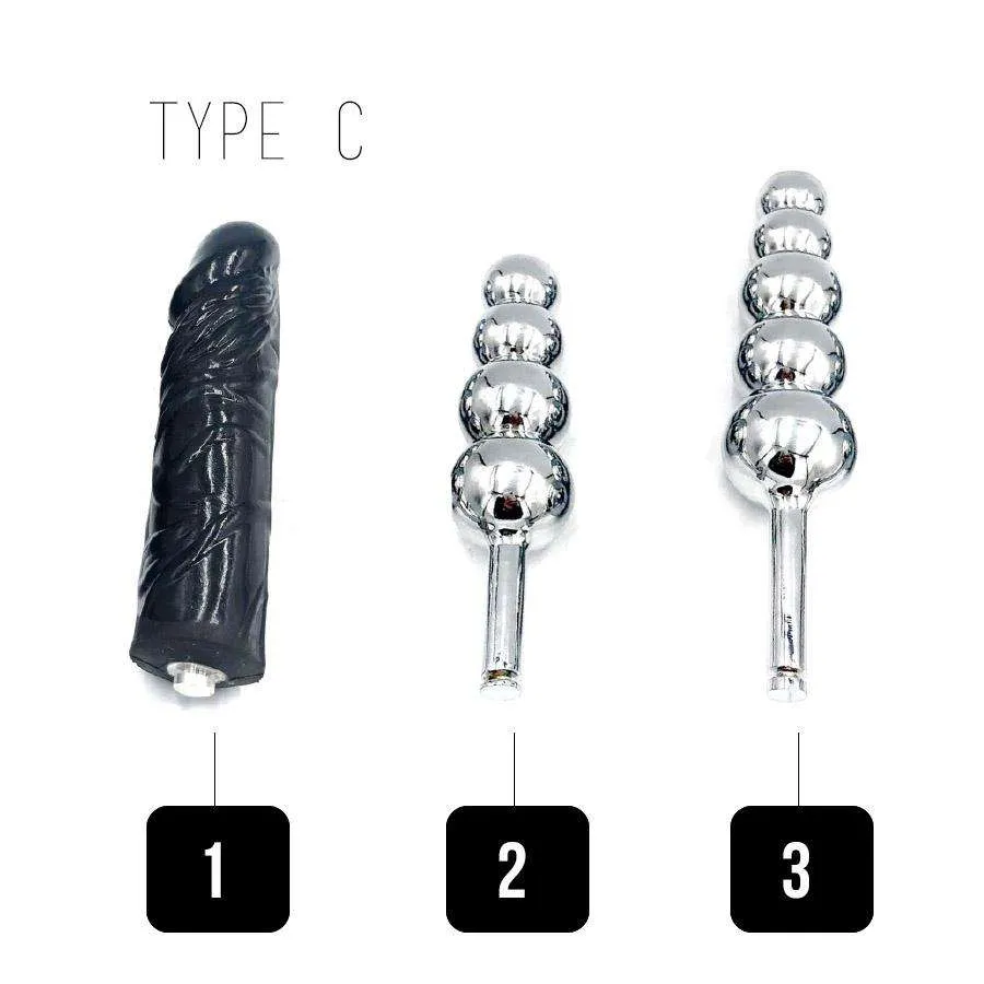 Anal Plugs for Chastity Belts - Type C