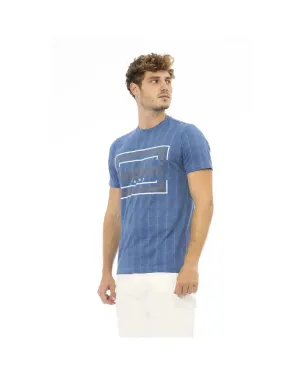 Baldinini Trend Men's Blue Cotton T-Shirt - L