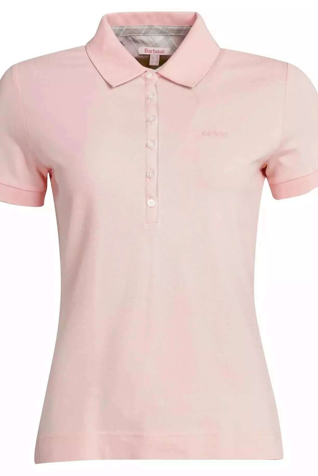 Barbour ladies Polo top Portsdown in Petal Pink LML0634PI13