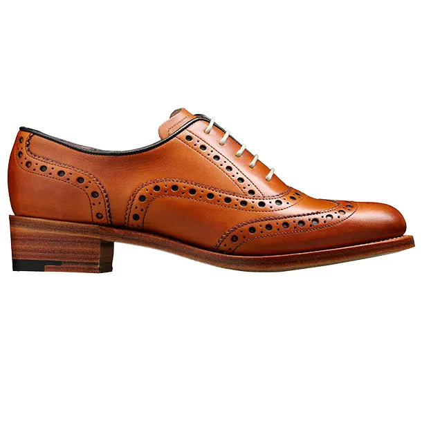 BARKER Sloane Shoes - Ladies Brogues - Cedar Calf