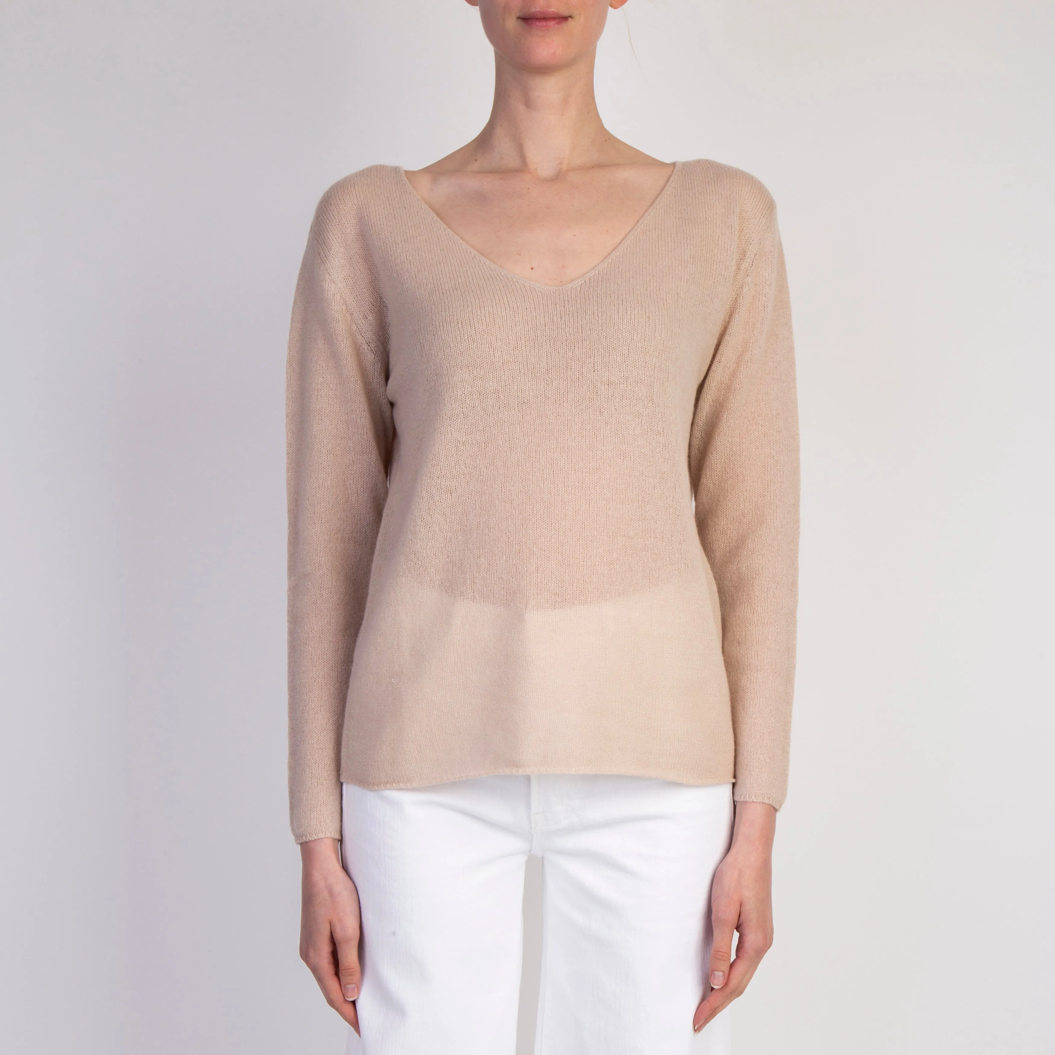 BE YOU KNITWEAR MVD04B4 398 NATURAL