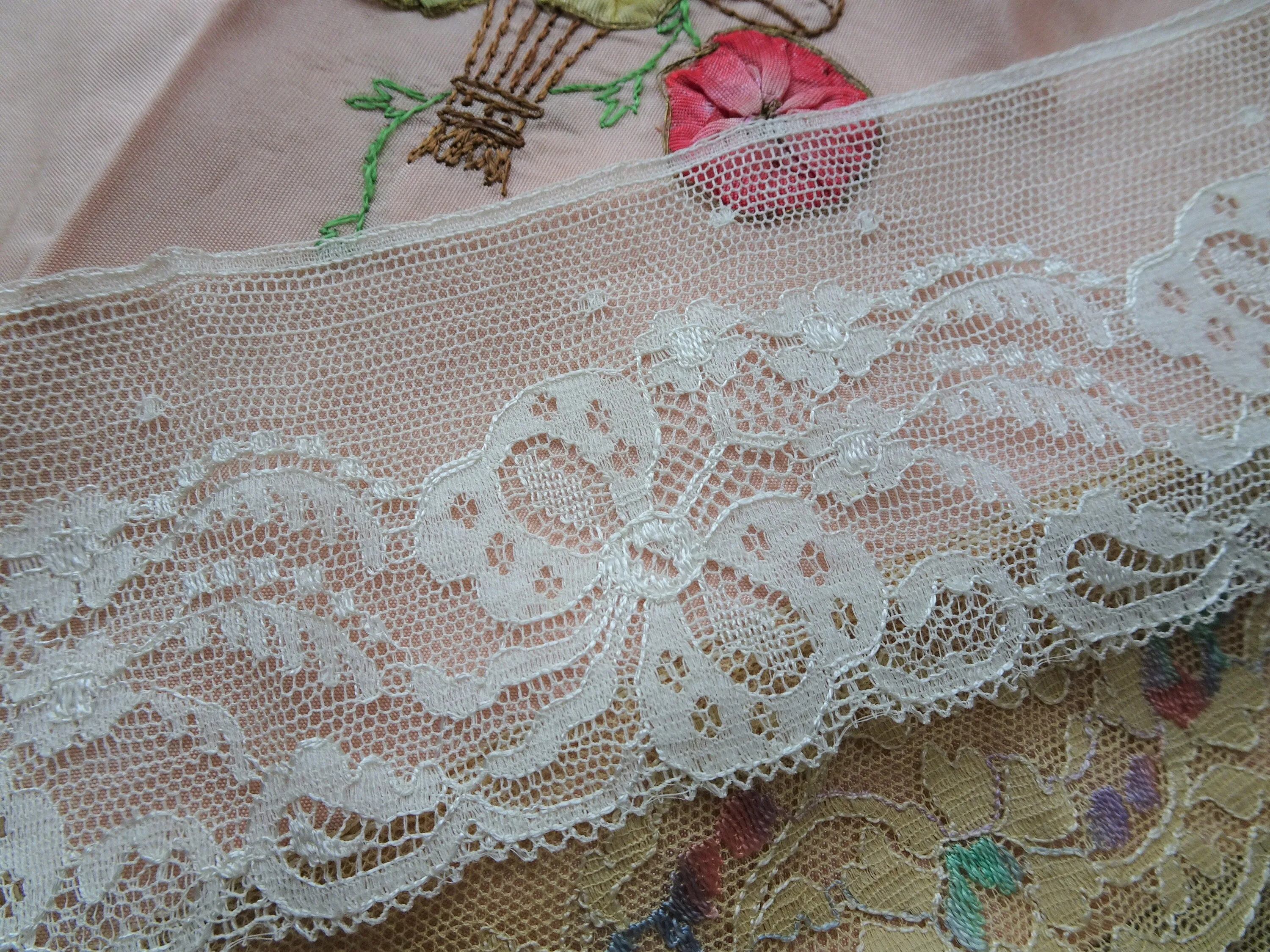 BEAUTIFUL Vintage French Lace Trim,Intricate Pattern For Dolls,Baby Christening Gowns,Childrens,Bridal,Heirloom Clothing,Collectible Lace