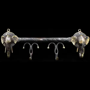 Bronze Elephant Clothing Hooks