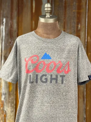 Coors Light Graphic Tee- Heather Grey