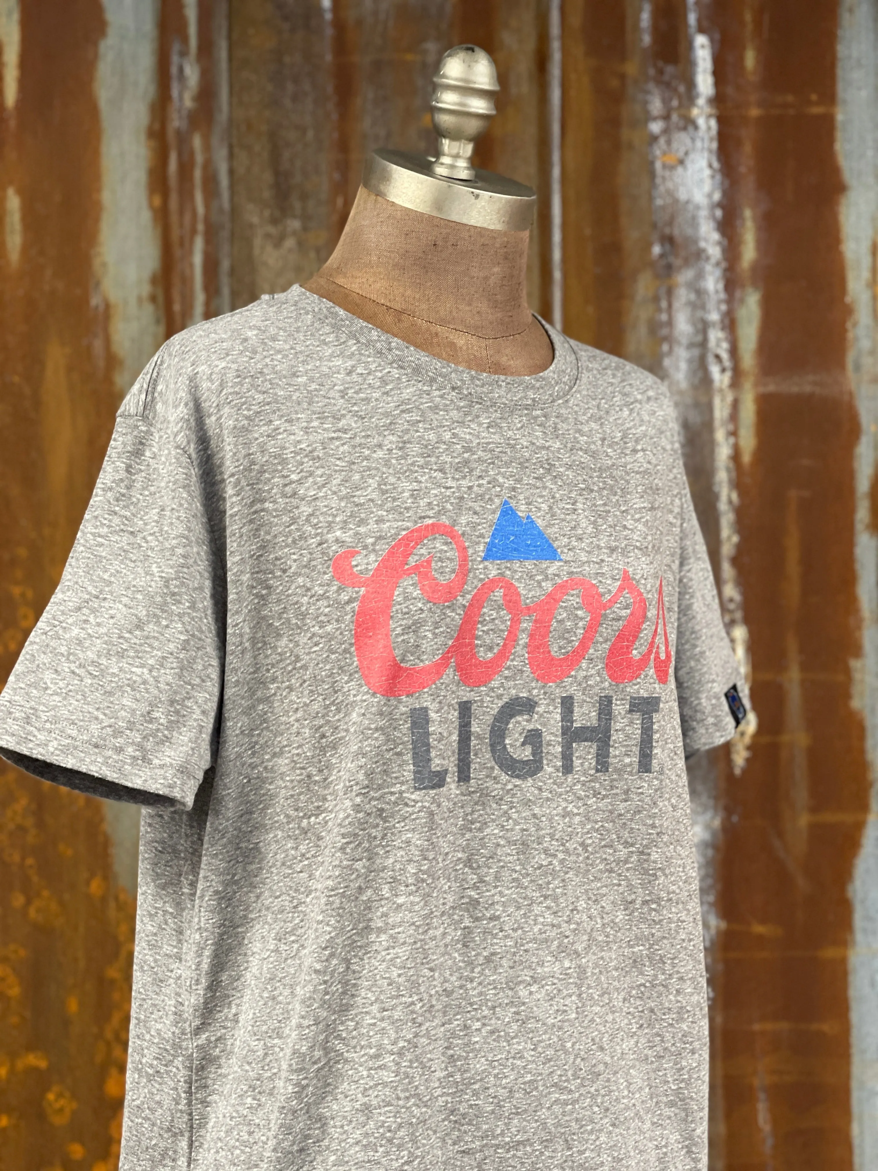 Coors Light Graphic Tee- Heather Grey