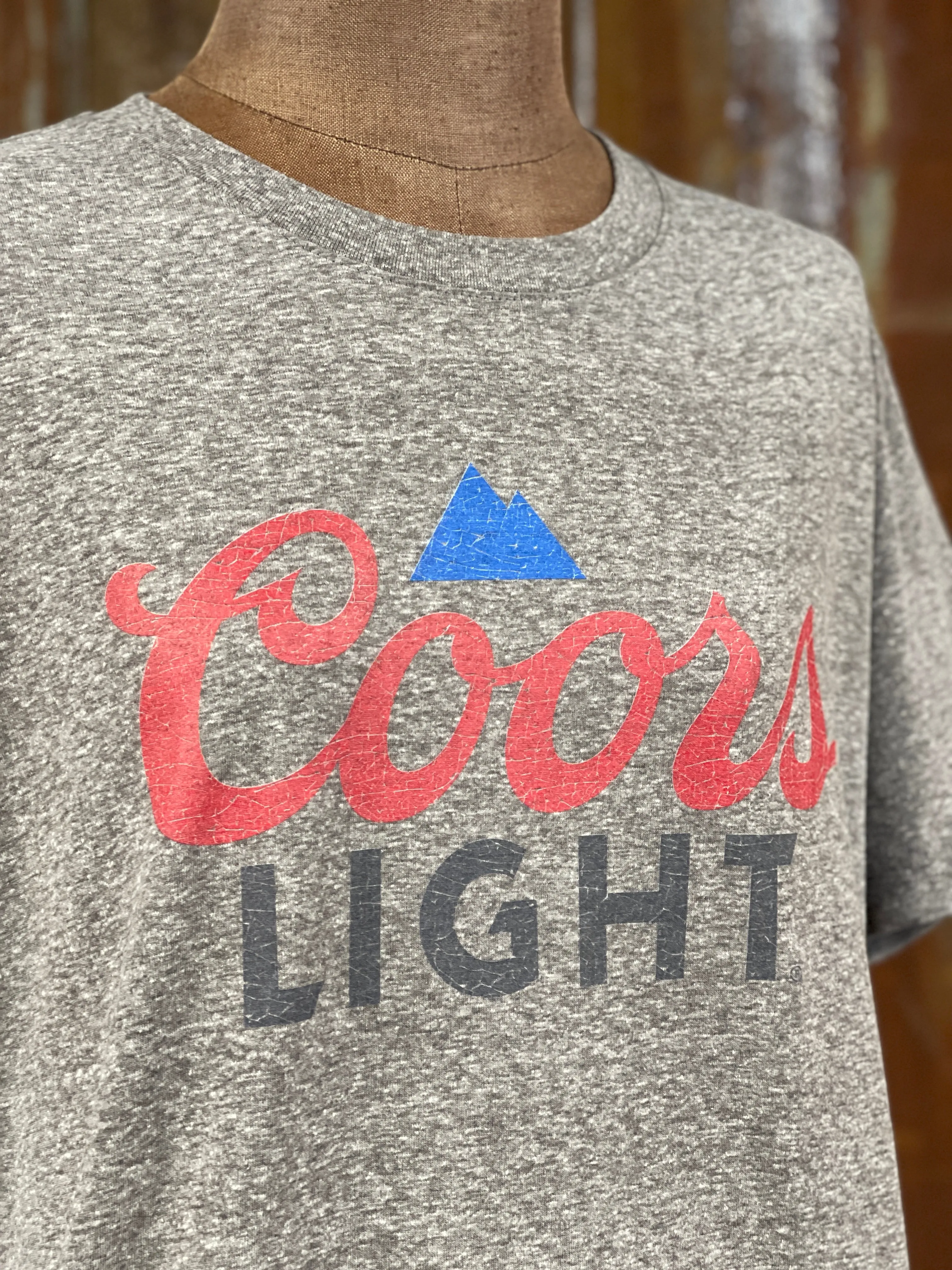 Coors Light Graphic Tee- Heather Grey