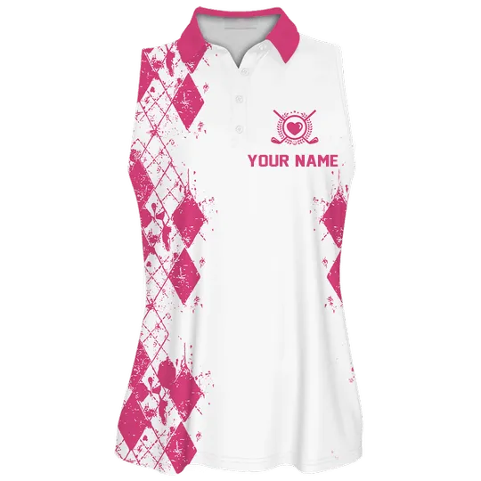 Customized Name Team Golf Shirt, We're More Than Just Golf Friends Short Sleeve Women Polo Shirt