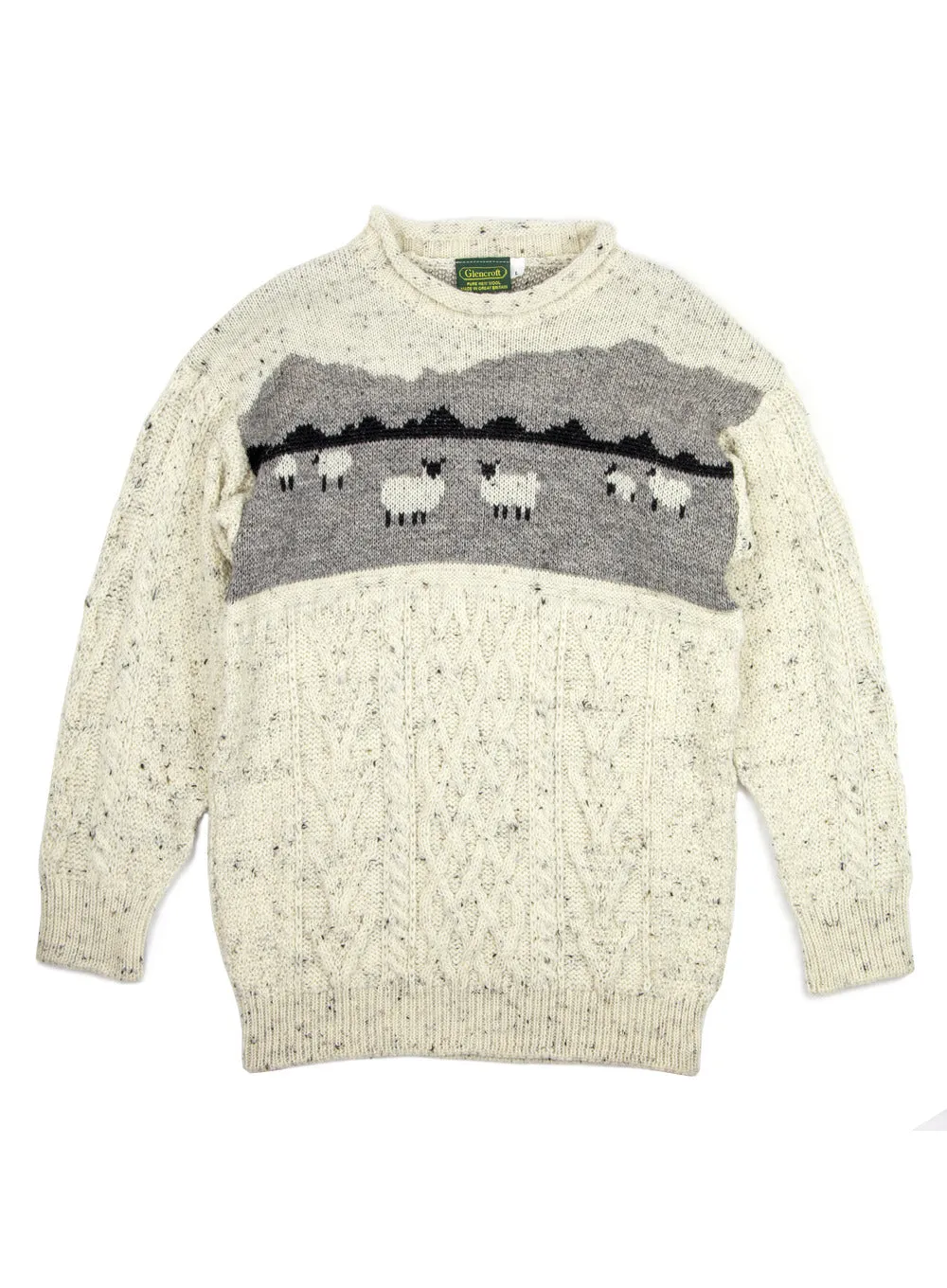 Dales British Wool Aran Sheep Jumper