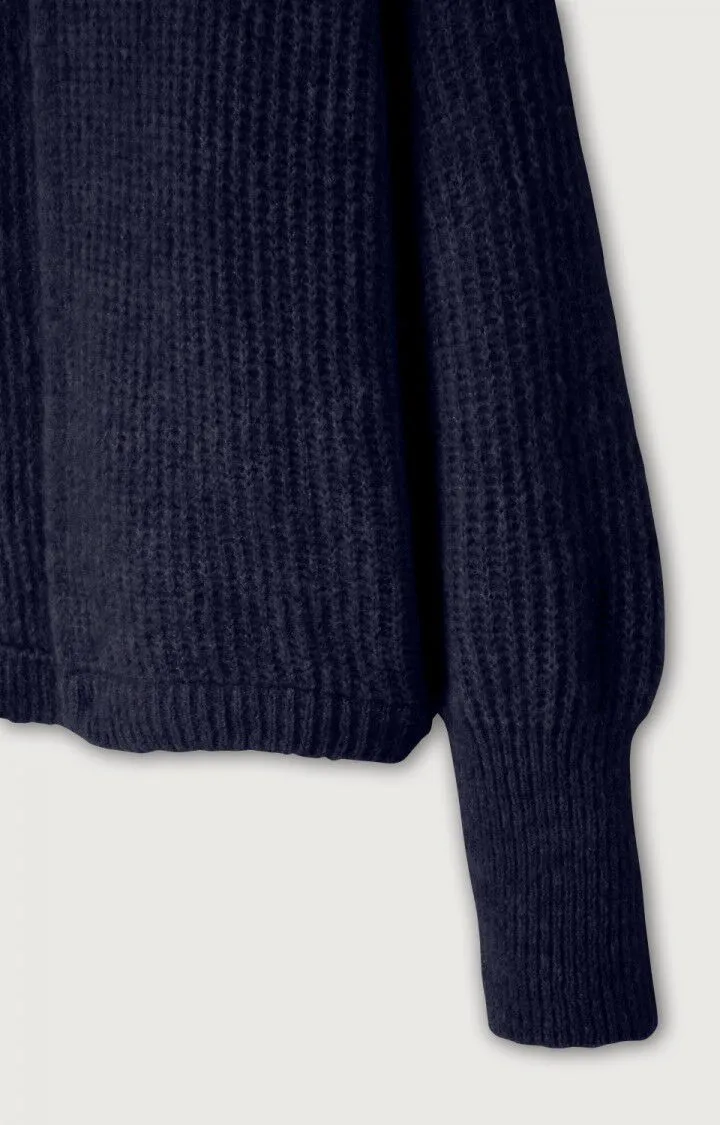 East Cardigan in Navy Melange