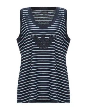 Emporio Armani Women T-shirt Dark blue 12 UK