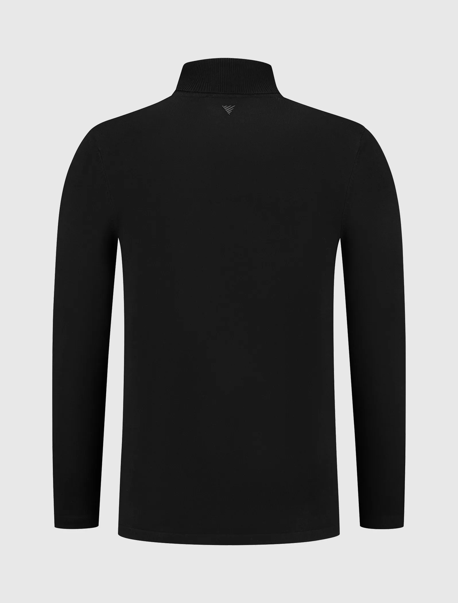 Essential Knitwear Turtleneck Sweater | Black