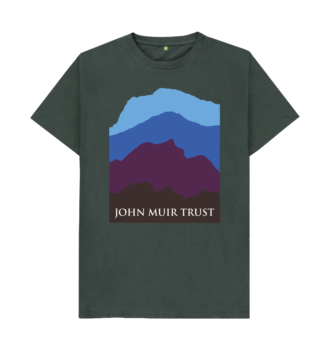 Four Mountains Men's T-shirt - New Blue