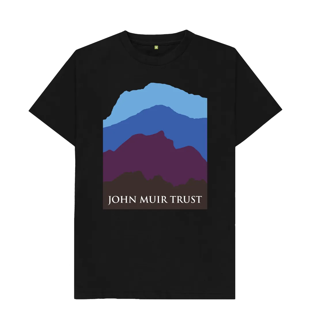 Four Mountains Men's T-shirt - New Blue