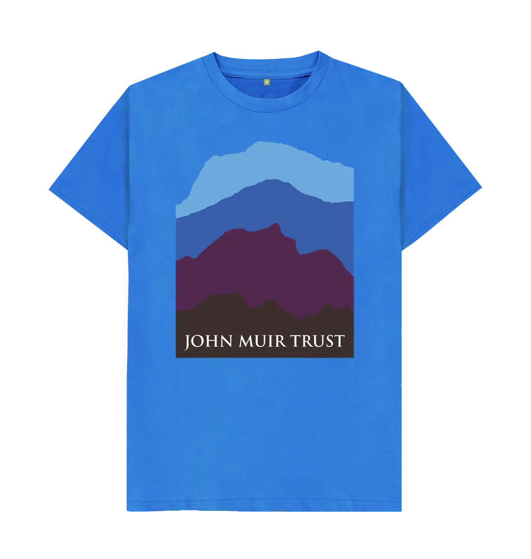 Four Mountains Men's T-shirt - New Blue