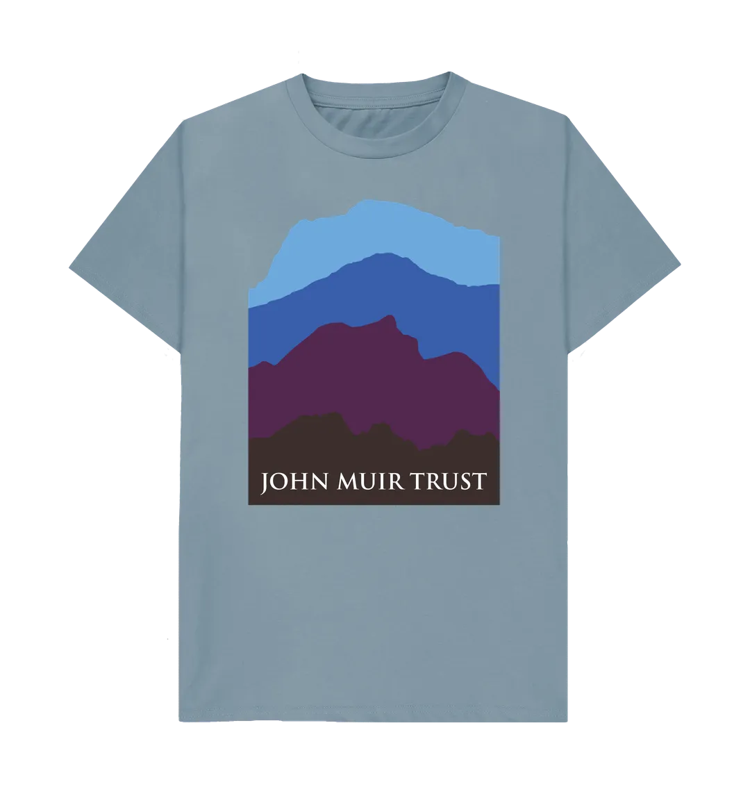 Four Mountains Men's T-shirt - New Blue