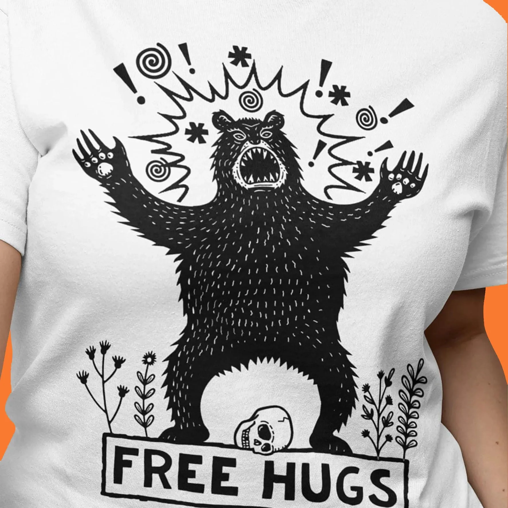 Free Hugs Bear T-Shirt