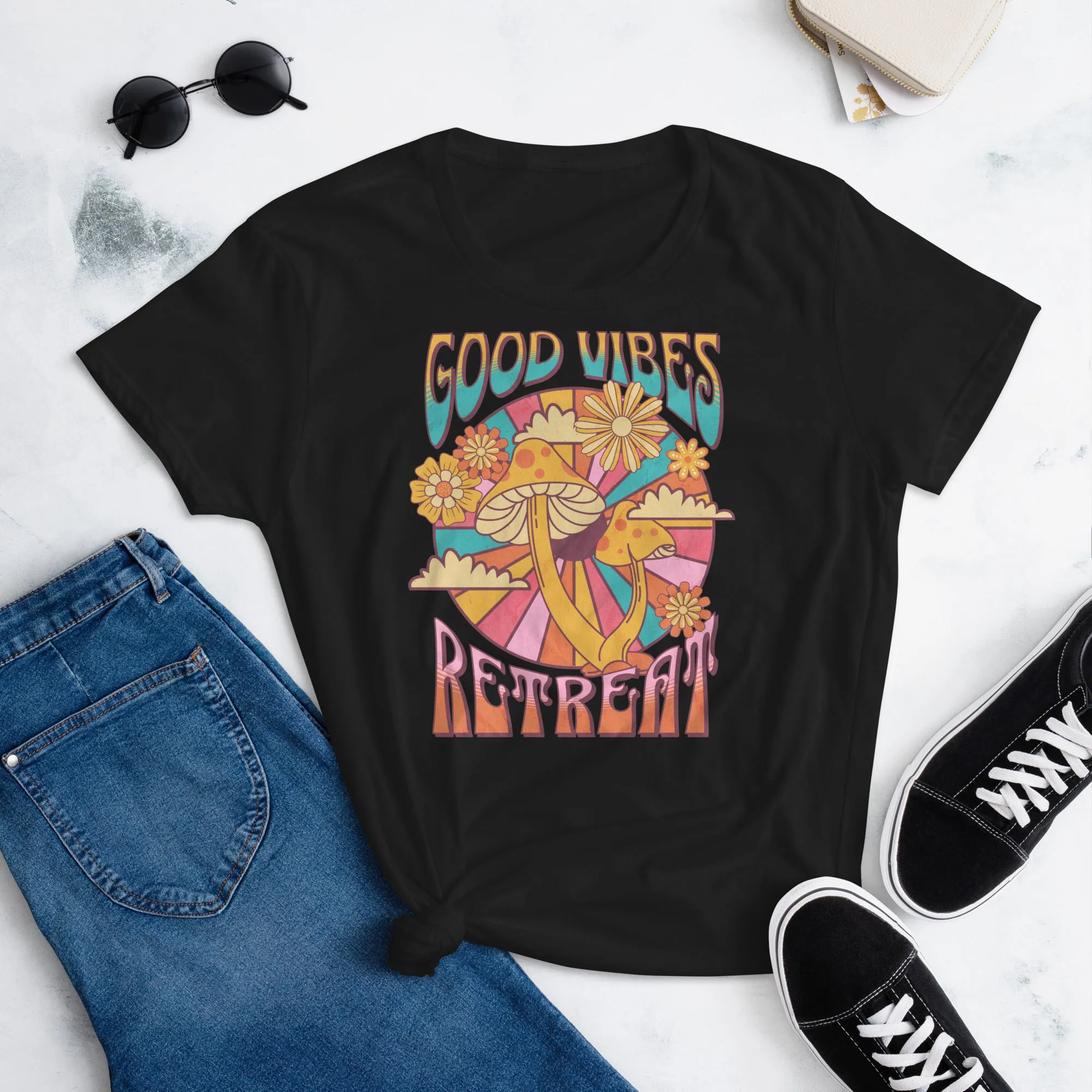 Good vibes retreat Women's short sleeve t-shirt