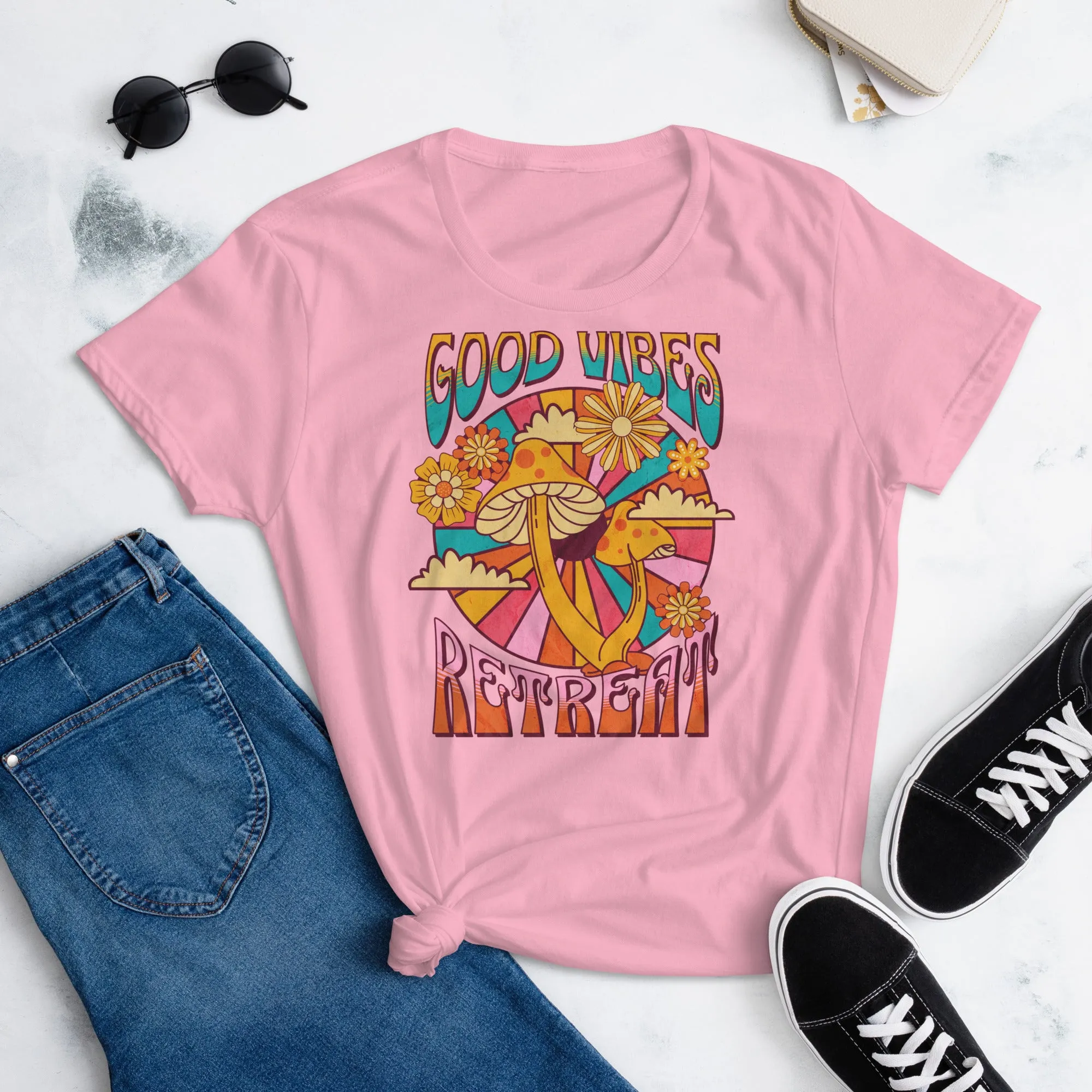 Good vibes retreat Women's short sleeve t-shirt