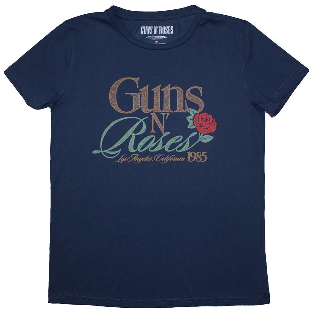 Guns N' Roses Ladies T-Shirt: California 1985