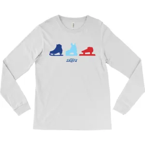 Learn To Skate USA® Three Skates, Long Sleeve T-shirt