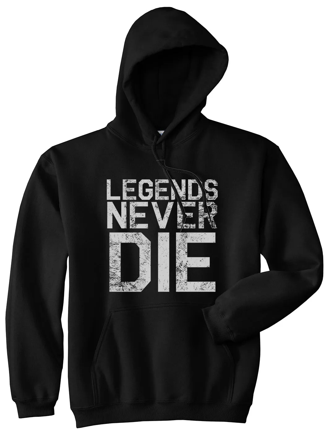 Legends Never Die Vintage Mens Pullover Hoodie