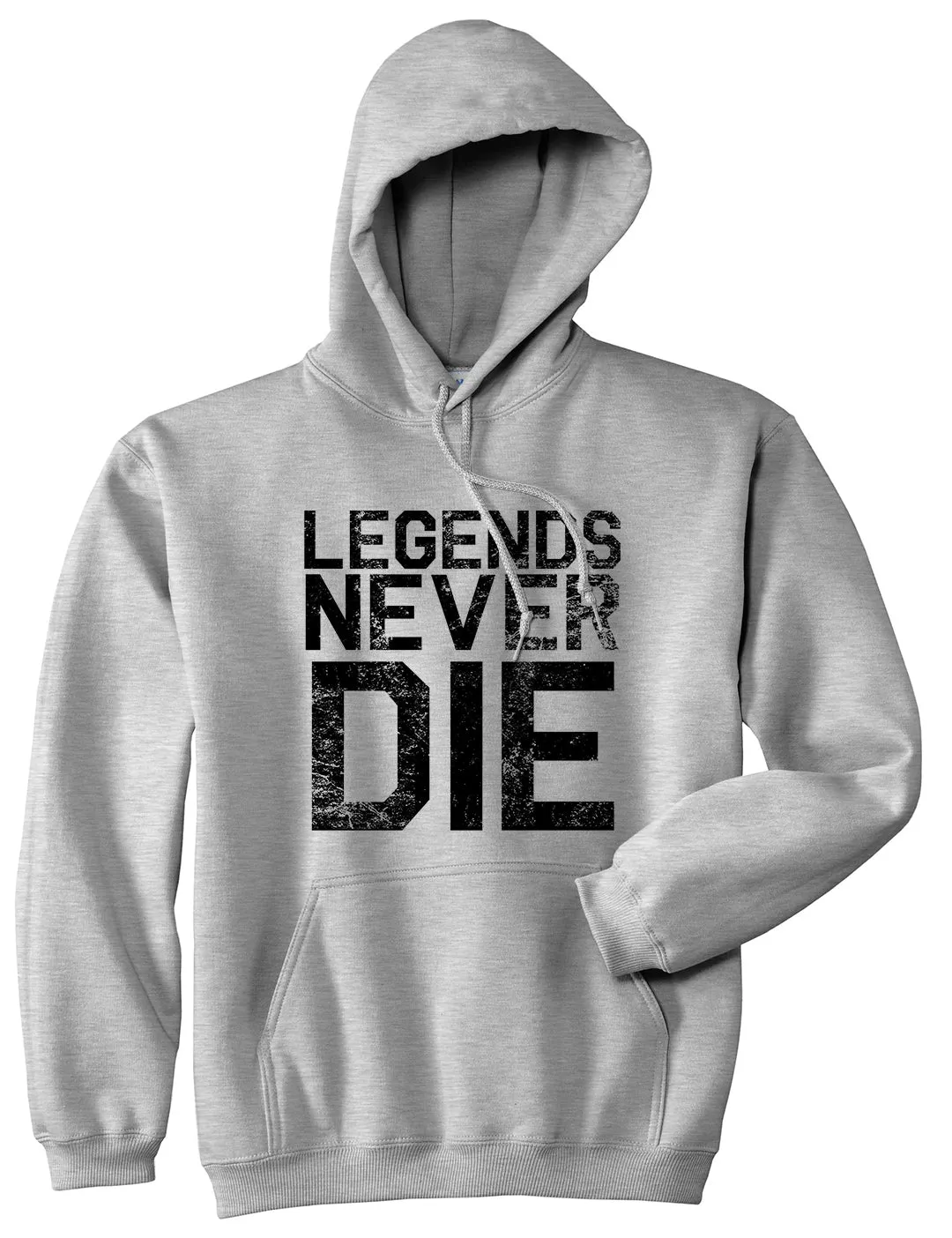 Legends Never Die Vintage Mens Pullover Hoodie