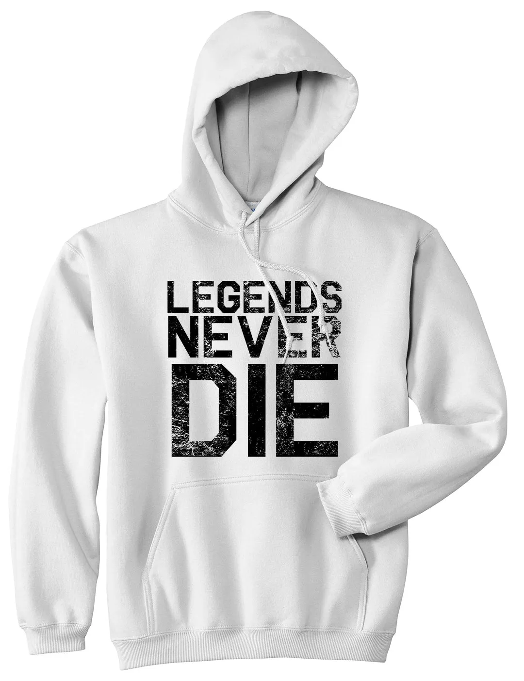 Legends Never Die Vintage Mens Pullover Hoodie