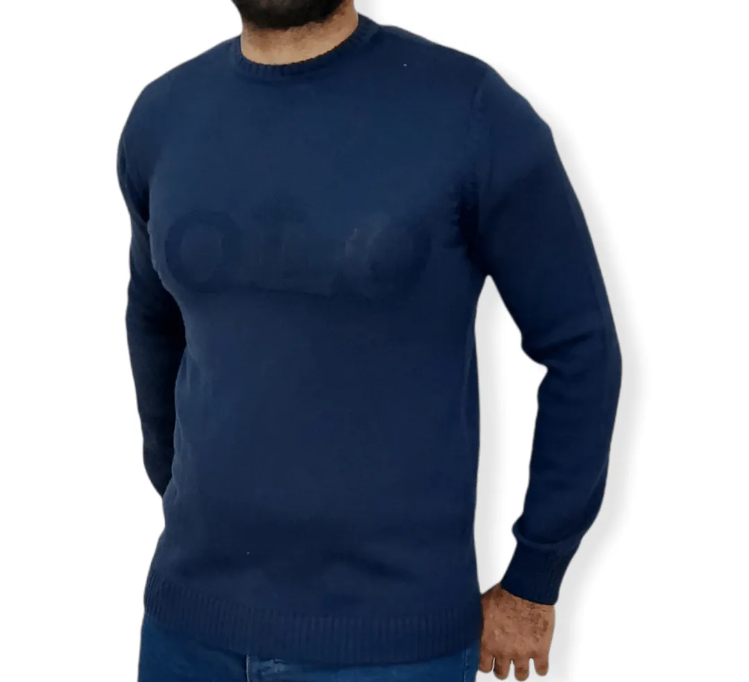 Men RL Pullover - Dark Blue