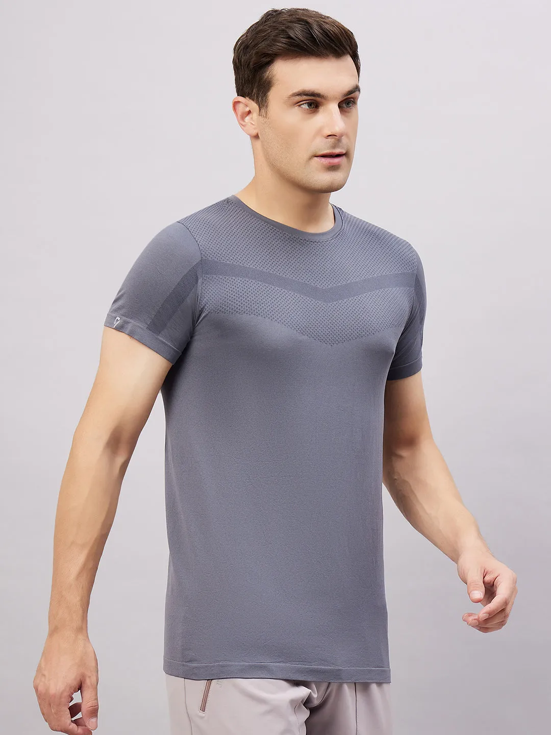 Men's Round Neck Half Sleeves T-Shirt - French Navy