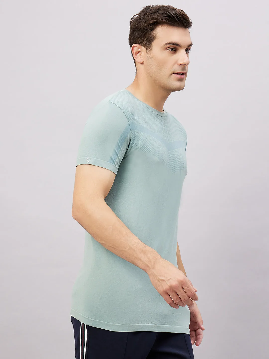 Men's Round Neck Half Sleeves T-Shirt - French Navy