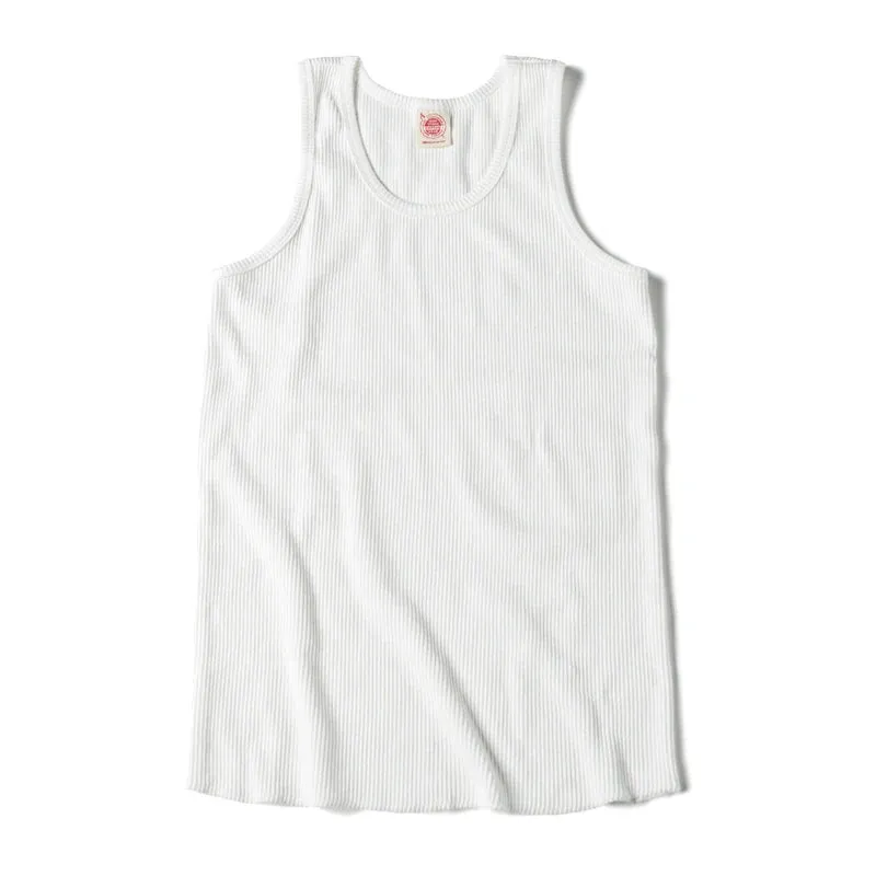 Men's Slim Fit Ribbed Sleeveless Tank Top - Casual Beach Wear