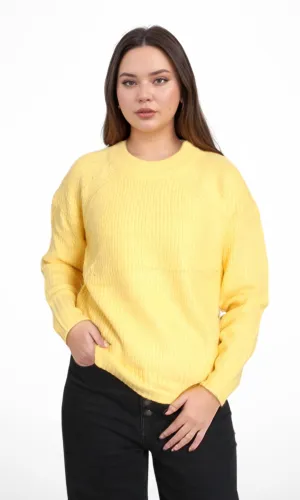 Original Women Crew Neck Pullover (Yellow)