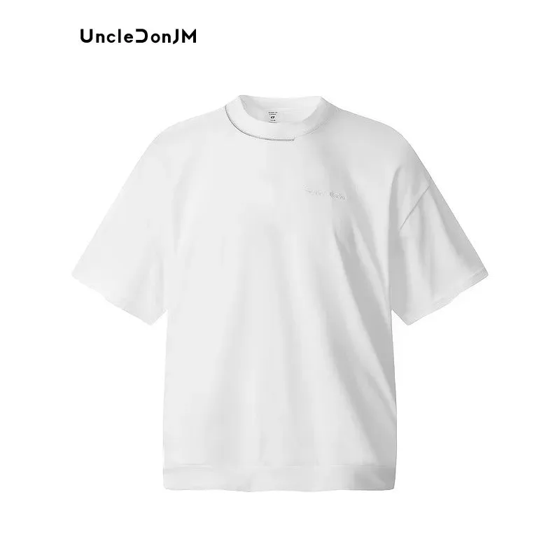 Oversized White T-Shirt - Half Sleeve Street Wear for Men