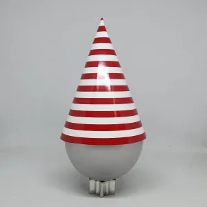 Paper Eskimo Red Striped Party Hat - 12 Pkt