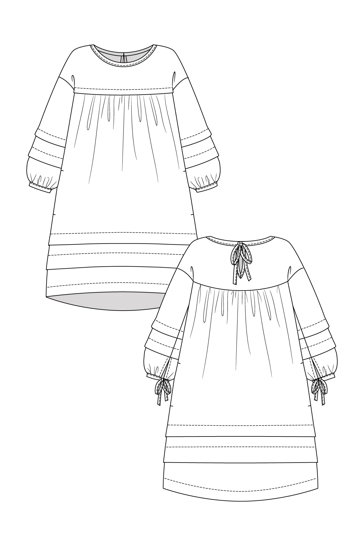 PDF Pattern - Syli Dress | Named Clothing