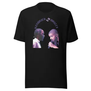 Rap Artist T-shirt KD Vs. DZ Short Sleeve 100% Cotton Crew Neck Top