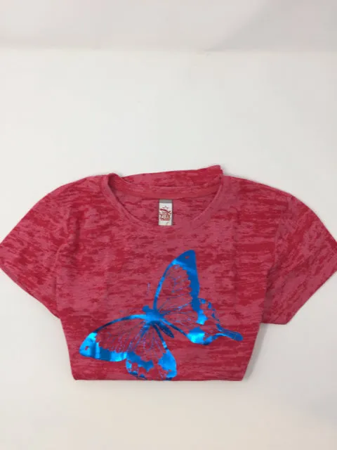 Red & Blue Butterfly T-Shirt