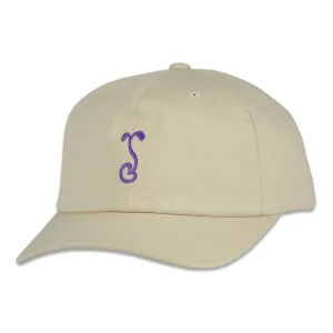 Simply Sprouted Cream Purple Dad Hat