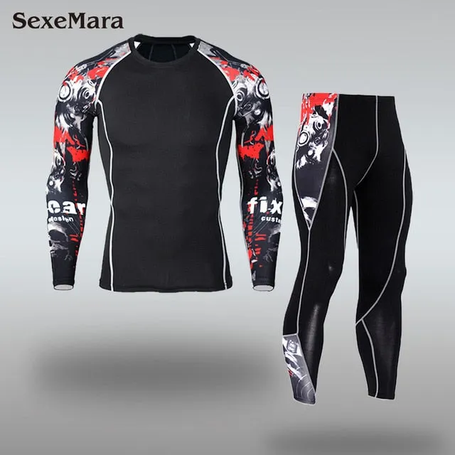 Skin-Tight Long Sleeves Fitness Suits