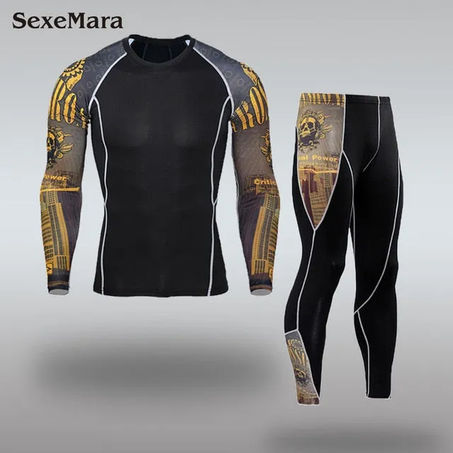 Skin-Tight Long Sleeves Fitness Suits