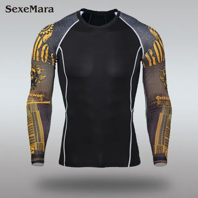 Skin-Tight Long Sleeves Fitness Suits