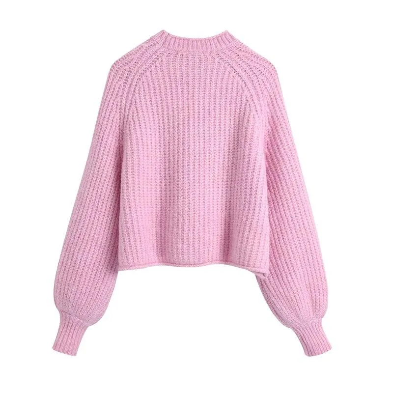 Solid Oversized Knitwear