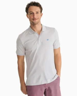 Southern Tide Men's Jack Heather Performance Polo/Heather Seagull