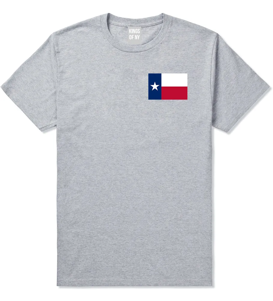 Texas State Flag TX Chest Mens T-Shirt