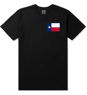 Texas State Flag TX Chest Mens T-Shirt