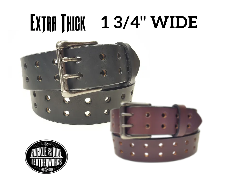 The "Amarillo" Extra Heavy Leather Belt