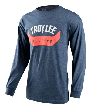 Troy Lee Designs Arc LS Tee Navy Heather