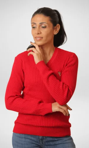 USP Women Pullover (Red)