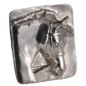 Welsh Pony's Head Belt Buckle